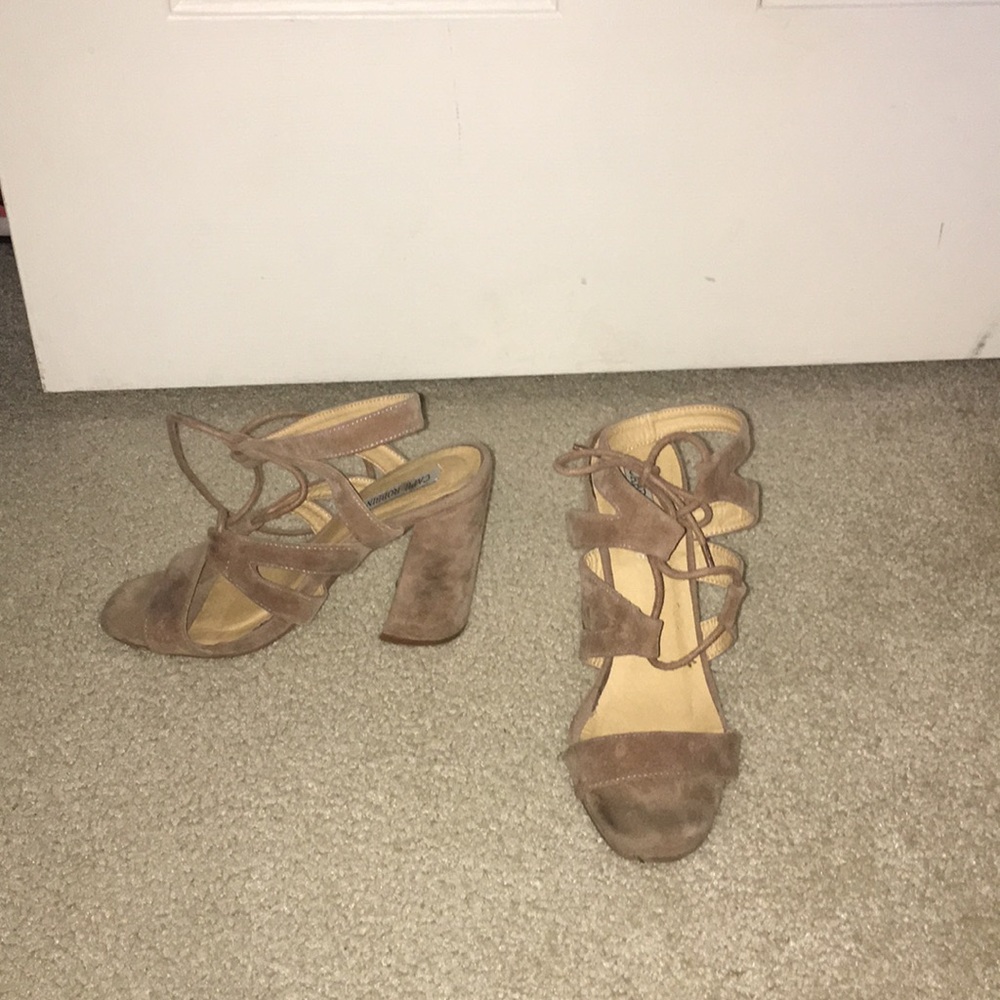 Strappy heels